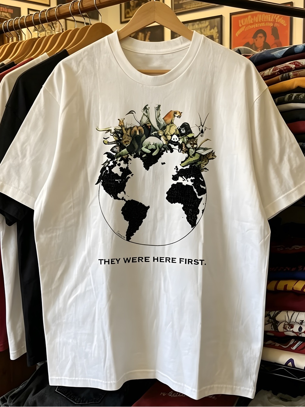 1992 They Were Here First - Promo T-Shirt White